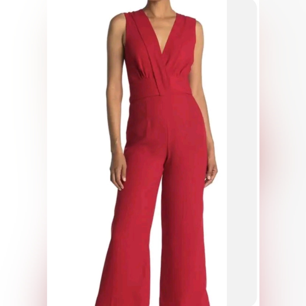 Club Monaco New Red Jumpsuit Size L 12